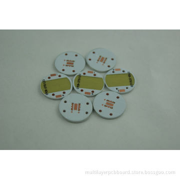 0.5mm ~ 3.0mm 2 Layer Thickness Routing Round Custom Double Sided Metal Core Pcb For Led